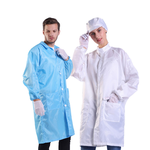 LN-1560101 Waschbares Esd-Kleidungsstück mit antistatischer Kleidung im Reinraum